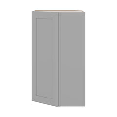 J&K Castle Grey S5 Wall Diagonal Cabinet - 24" W x 42" H