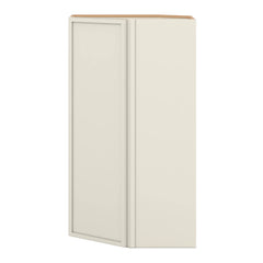 Modernform Cabinet Slim Dove White 24" W X 42" H X 12" D Wall Diagonal Corner Cabinet