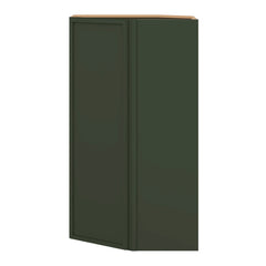 Modernform Cabinet Slim Sage Green 24" W X 42" H X 12" D Wall Diagonal Corner Cabinet