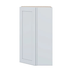 J&K White Shaker S8 Wall Diagonal Cabinet - 24" W x 42" H