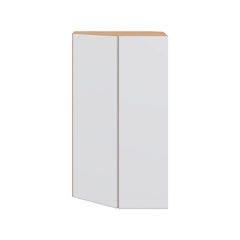 Modernform Cabinet Matte White 24" W X 42" H X 12" D Wall Diagonal Corner Cabinet