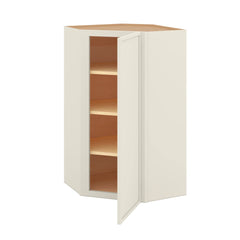Modernform Cabinet Slim Dove White 24" W X 42" H X 12" D Wall Diagonal Corner Cabinet