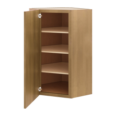 J&K Butterscotch B8 Wall Diagonal Cabinet - 24" W x 42" H
