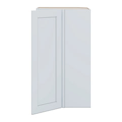 J&K White Shaker S8 Wall Diagonal Cabinet - 24" W x 42" H