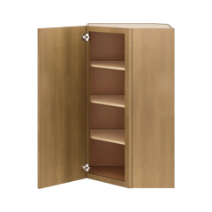 J&K Butterscotch B8 Wall Diagonal Cabinet - 24" W x 42" H