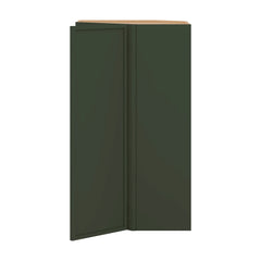 Modernform Cabinet Slim Sage Green 24" W X 42" H X 12" D Wall Diagonal Corner Cabinet