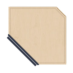 J&K Naval B7 Wall Diagonal Cabinet - 24" W x 42" H