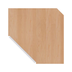 Modernform Cabinet Matte White 24" W X 42" H X 12" D Wall Diagonal Corner Cabinet