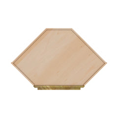 Modernform Cabinet Natural Shaker 24" W X 42" H X 12" D Wall Diagonal Corner Cabinet