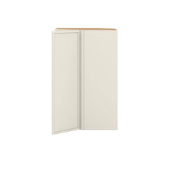 Modernform Cabinet Slim Dove White 27" W X 42" H X 15" D Wall Diagonal Corner Cabinet