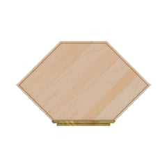 Modernform Cabinet Natural Shaker 27" W X 42" H X 15" D Wall Diagonal Corner Cabinet