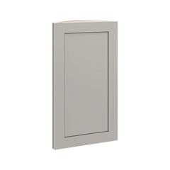 CNC Luxor 5-Piece Misty Grey 12" W X 30" H Single Door Wall End Cabinet