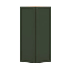 Modernform Cabinet Slim Sage Green 12" W X 30" H X 12" D Wall Corner End Cabinet
