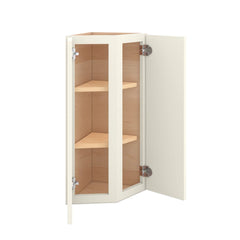 Modernform Cabinet Slim Dove White 12" W X 30" H X 12" D Wall Corner End Cabinet