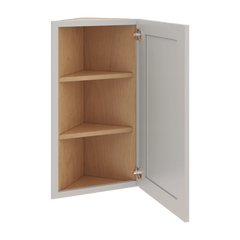 CNC Luxor 5-Piece Misty Grey 12" W X 30" H Single Door Wall End Cabinet