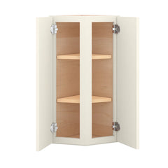 Modernform Cabinet Slim Dove White 12" W X 30" H X 12" D Wall Corner End Cabinet