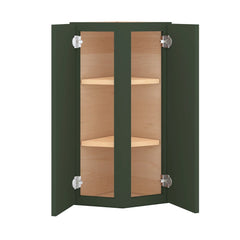 Modernform Cabinet Slim Sage Green 12" W X 30" H X 12" D Wall Corner End Cabinet