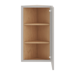 CNC Luxor Misty Grey 12" W X 30" H Single Door Wall End Cabinet