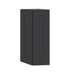 Modernform Cabinet Onyx Black Shaker 12" W X 30" H X 12" D Wall Corner End Cabinet