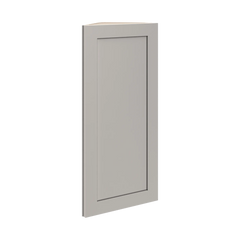 CNC Luxor 5-Piece Misty Grey 12" W X 36" H Single Door Wall End Cabinet