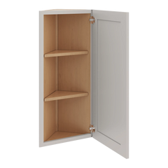 CNC Luxor Misty Grey 12" W X 36" H Single Door Wall End Cabinet