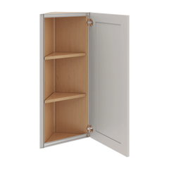 CNC Luxor 5-Piece Misty Grey 12" W X 36" H Single Door Wall End Cabinet