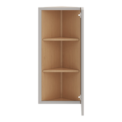 CNC Luxor Misty Grey 12" W X 36" H Single Door Wall End Cabinet
