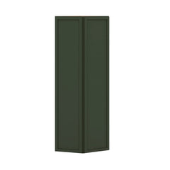 Modernform Cabinet Slim Sage Green 12" W X 42" H X 12" D Wall Corner End Cabinet