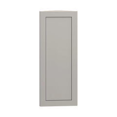 CNC Luxor 5-Piece Misty Grey 12" W X 42" H Single Door Wall End Cabinet