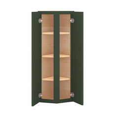 Modernform Cabinet Slim Sage Green 12" W X 42" H X 12" D Wall Corner End Cabinet