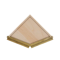 Modernform Cabinet Natural Shaker 12" W X 42" H X 12" D Wall Corner End Cabinet