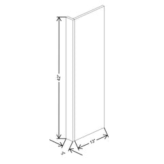 Fabuwood Ovela Catalina Ida 1 3" W X 42" H X 13 7/8" D Wall End Panel