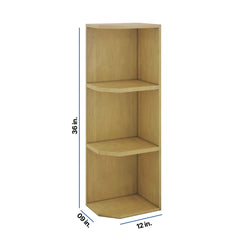 Modernform Cabinet Natural Shaker 09" W X 36" H X 12" D Wall Open End Cabinet