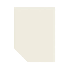 Modernform Cabinet Slim Dove White 09" W X 36" H X 12" D Wall Open End Cabinet