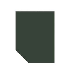 Modernform Cabinet Slim Sage Green 09" W X 42" H X 12" D Wall Open End Cabinet