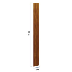 J&K Mocha Glazed K10 Wall Filler 3" W x 30" H