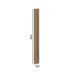 Modernform Cabinet Walnut 3" W X 30" H Wall Filler