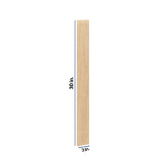 Modernform Cabinet Natural Oak 3" W X 30" H Wall Filler