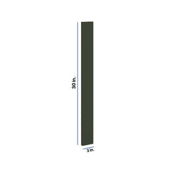 Modernform Cabinet Slim Sage Green 3" W X 30" H Wall Filler