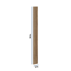 Modernform Cabinet Walnut 3" W X 36" H Wall Filler