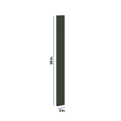 Modernform Cabinet Slim Sage Green 3" W X 36" H Wall Filler