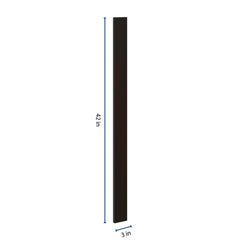 J&K Espresso K8 Wall Filler 3" W x 42" H