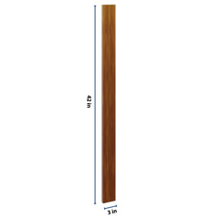 J&K Mocha Glazed K10 Wall Filler 3" W x 42" H