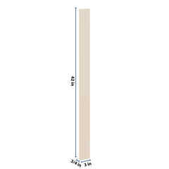 J&K Pearl Glazed H9 Wall Filler 3" W x 42" H