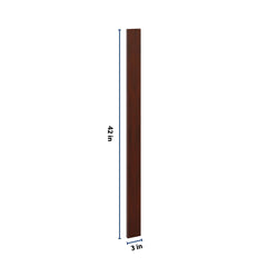 J&K Mahogany J5 Wall Filler 3" W x 42" H