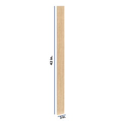 Modernform Cabinet Natural Oak 3" W X 42" H Wall Filler
