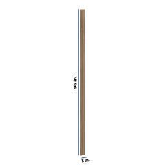 Modernform Cabinet Walnut 3" W X 96" H Tall Filler