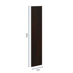 J&K Espresso K8 Wall Filler 6" W x 30" H