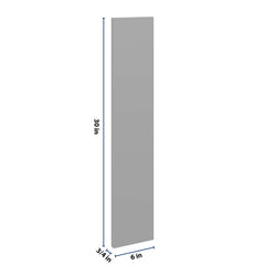 J&K Castle Grey S5 Wall Filler 6" W x 30" H