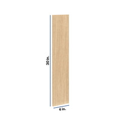 Modernform Cabinet Natural Oak 6" W X 30" H Wall Filler